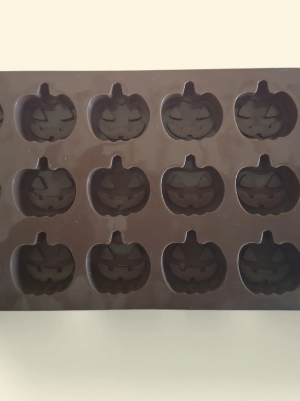 Halloween Pumpkin Silicone Mold Tray - Brown
